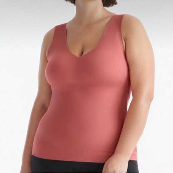 knix Other - Knix LuxeLift evolution tank top coral pink M+ 34E 34F 34G bra shapewear neutral